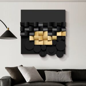 Tranh 3 Chiều Bằng Gỗ Nguyên Khối