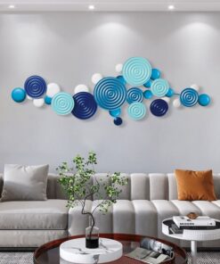 Tranh Sắt Decor Họa Tiết Vòng Tròn