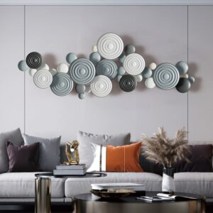 Tranh Sắt Decor Họa Tiết Vòng Tròn