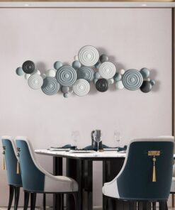 Tranh Sắt Decor Họa Tiết Vòng Tròn