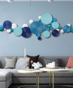 Tranh Sắt Decor Họa Tiết Vòng Tròn