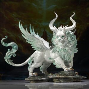 Tượng Thần Thú Kỳ Lân Phi Vân