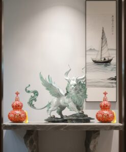 Tượng Thần Thú Kỳ Lân Phi Vân
