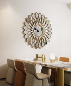 Gương Trang Trí Họa Tiết Cánh Hoa