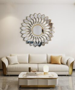 Gương Trang Trí Họa Tiết Cánh Hoa