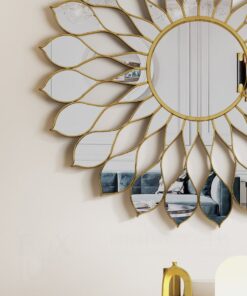 Gương Trang Trí Họa Tiết Cánh Hoa