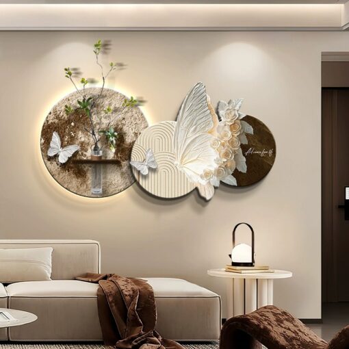 tranh-3d-sac-hoa-va-canh-buom (3) Tranh Nghệ Thuật 3D Sắc Hoa và Cánh Bướm