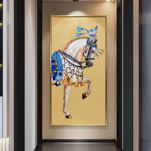 tranh-nghe-thuat-chien-ma-hoang-gia (2) Tranh Nghệ Thuật Chiến Mã Hoàng Gia