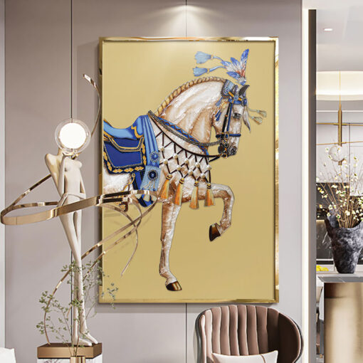 tranh-nghe-thuat-chien-ma-hoang-gia (3) Tranh Nghệ Thuật Chiến Mã Hoàng Gia