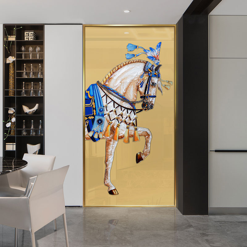 Tranh Nghệ Thuật Chiến Mã Hoàng Gia