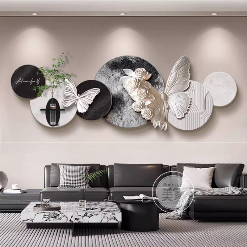 Tranh Nghệ Thuật Treo Tường Bướm Trắng Nở Hoa
