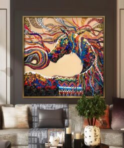 Tranh Ngựa Vũ Điệu Sắc Màu