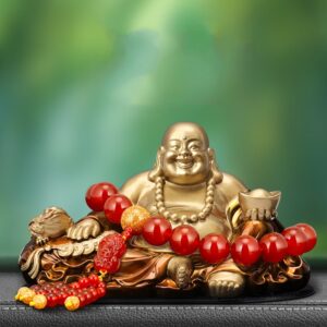 Tượng Phật Cười Sung Túc Để Taplo Ô Tô - Công Decor