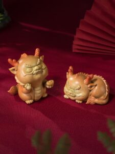 Tượng Rồng Cát Tường Trang Trí Taplo Xe - Công Decor