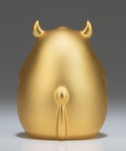 Tượng Trâu Vàng Sung Túc Để Taplo Ô Tô