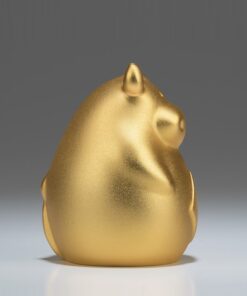 Tượng Trâu Vàng Sung Túc Để Taplo Ô Tô