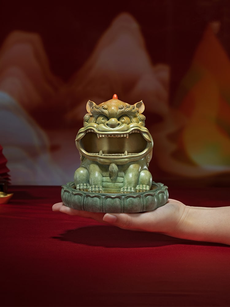 Tỳ Hưu Ngậm Kim Bảo Trang Trí Taplo Xe