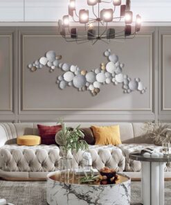 Phù Điêu 3D Lá Sen Nghệ Thuật