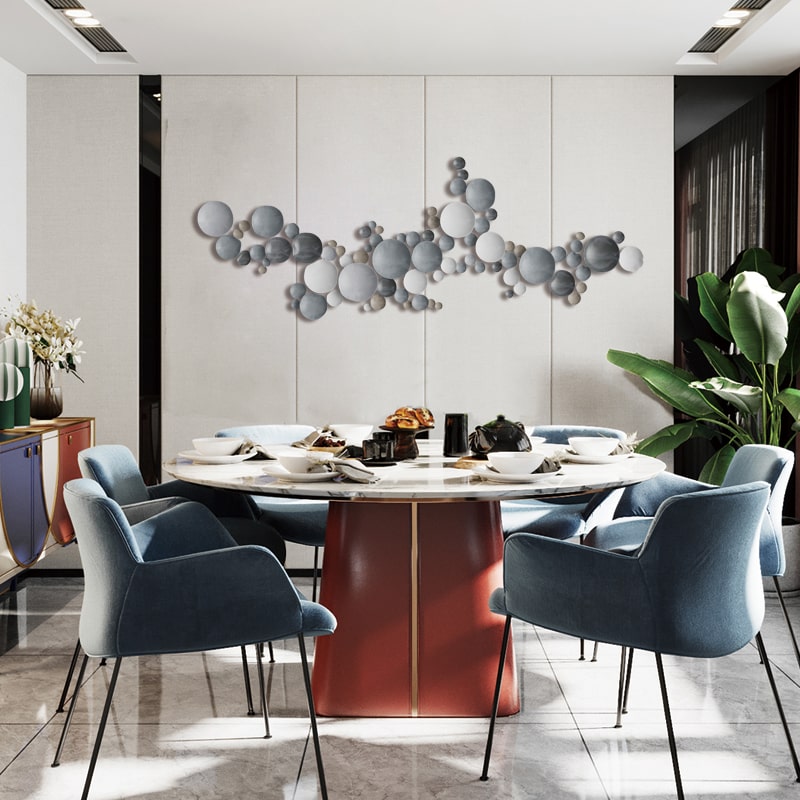 Phù Điêu 3D Lá Sen Nghệ Thuật