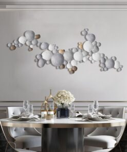 Phù Điêu 3D Lá Sen Nghệ Thuật