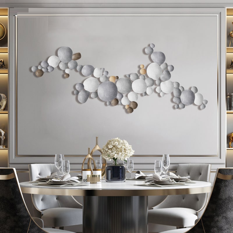 Phù Điêu 3D Lá Sen Nghệ Thuật