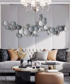 Phù Điêu 3D Lá Sen Nghệ Thuật