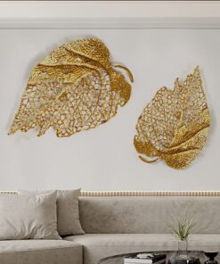 Phù Điêu 3D Lá Vàng Nghệ Thuật