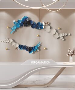 Phù Điêu 3D Làn Sóng Lá Sen