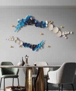 Phù Điêu 3D Làn Sóng Lá Sen