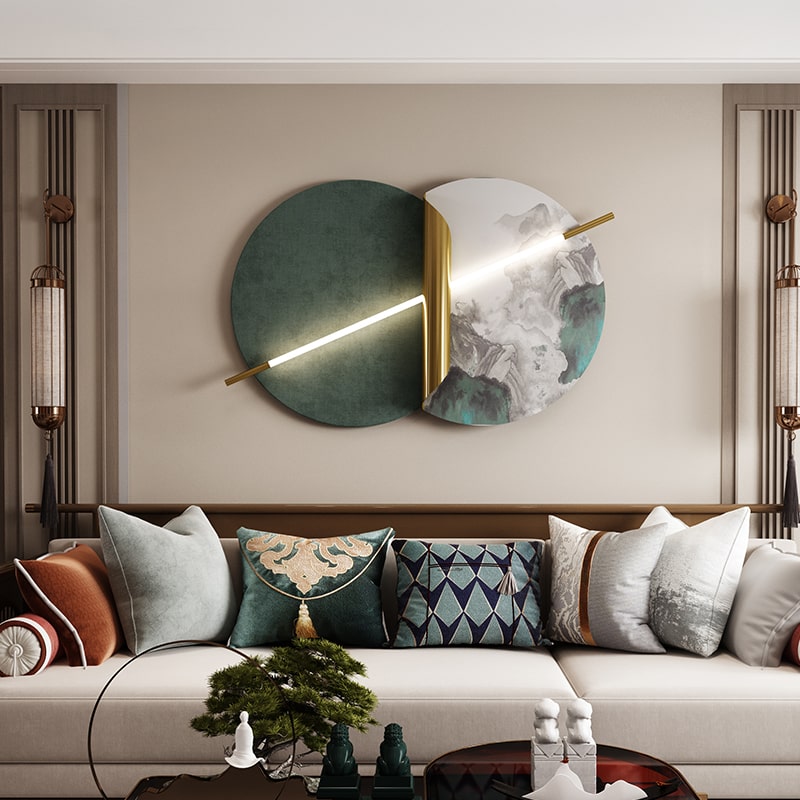 Phù Điêu 3D Nghệ Thuật Giao Thoa Ánh Sáng