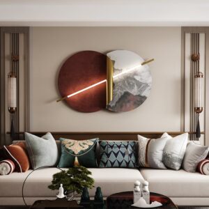 Phù Điêu 3D Nghệ Thuật Giao Thoa Ánh Sáng