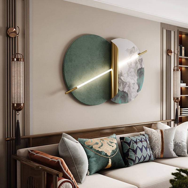 Phù Điêu 3D Nghệ Thuật Giao Thoa Ánh Sáng