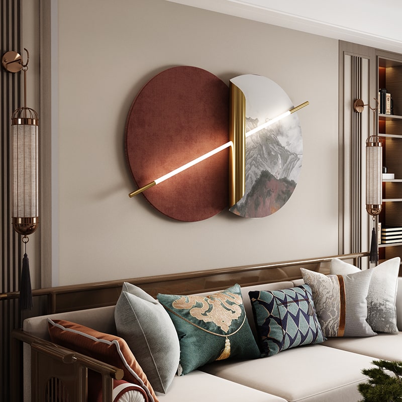 Phù Điêu 3D Nghệ Thuật Giao Thoa Ánh Sáng