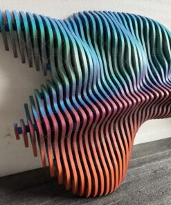 Phù Điêu Nghệ Thuật Sắp Đặt Dòng Chảy Sắc Màu