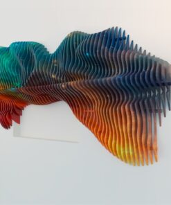 Phù Điêu Nghệ Thuật Sắp Đặt Dòng Chảy Sắc Màu