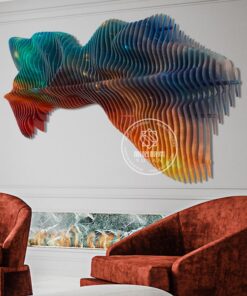 Phù Điêu Nghệ Thuật Sắp Đặt Dòng Chảy Sắc Màu