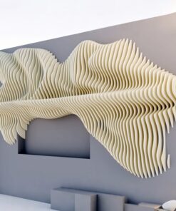 Phù Điêu Nghệ Thuật Sắp Đặt Dòng Chảy Sắc Màu