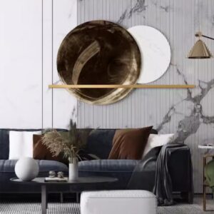 Tranh Kim Loại Nhật Nguyệt Hòa Điệu - Công Decor