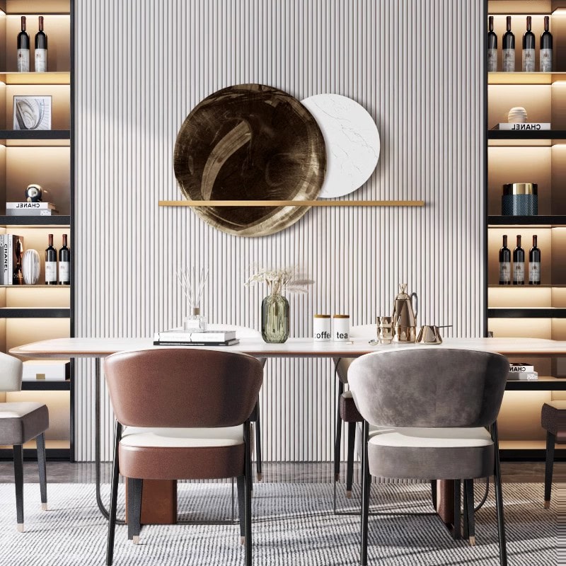 Tranh Kim Loại Nhật Nguyệt Hòa Điệu