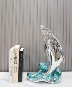 Tượng Cá Voi Vươn Sóng Nghệ Thuật