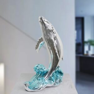 Tượng Cá Voi Vươn Sóng Nghệ Thuật