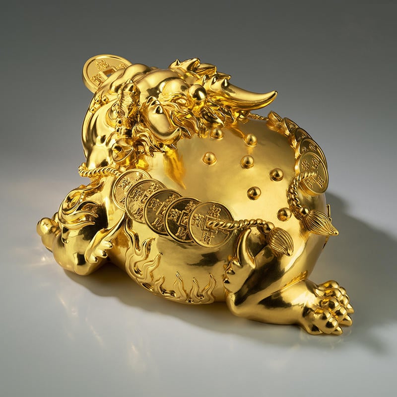 Tượng Cóc Thiềm Thừ Ngậm Tiền Nghệ Thuật