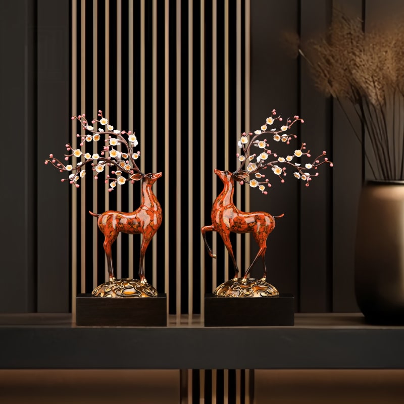 Tượng Hươu Hoa Mai Nghệ Thuật