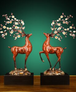 Tượng Hươu Hoa Mai Nghệ Thuật