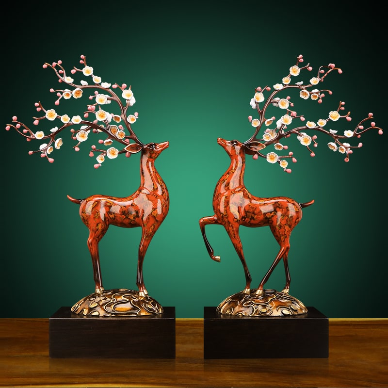 Tượng Hươu Hoa Mai Nghệ Thuật