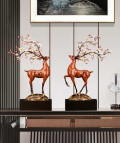 Tượng Hươu Hoa Mai Nghệ Thuật