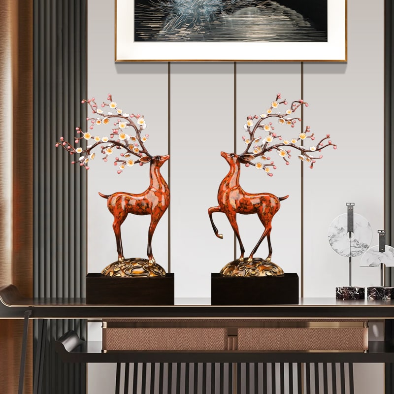 Tượng Hươu Hoa Mai Nghệ Thuật