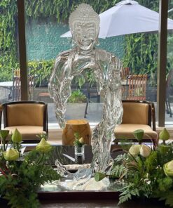 Tượng Phật Pha Lê Giác Ngộ Nghệ Thuật