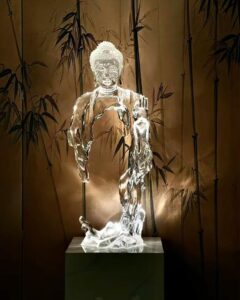 Tượng Phật Pha Lê Giác Ngộ Nghệ Thuật - Công Decor