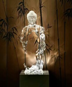 Tượng Phật Pha Lê Giác Ngộ Nghệ Thuật